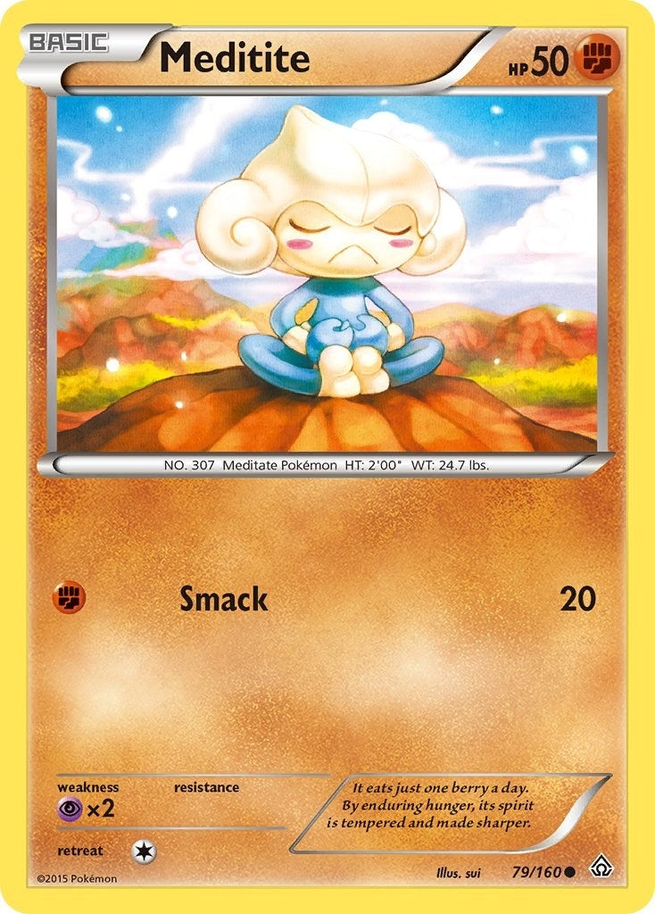 Image for Meditite (XY - Primal Clash) (79/160) - Pokemon