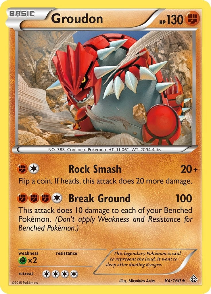Image for Groudon (XY - Primal Clash) (84/160) - Pokemon