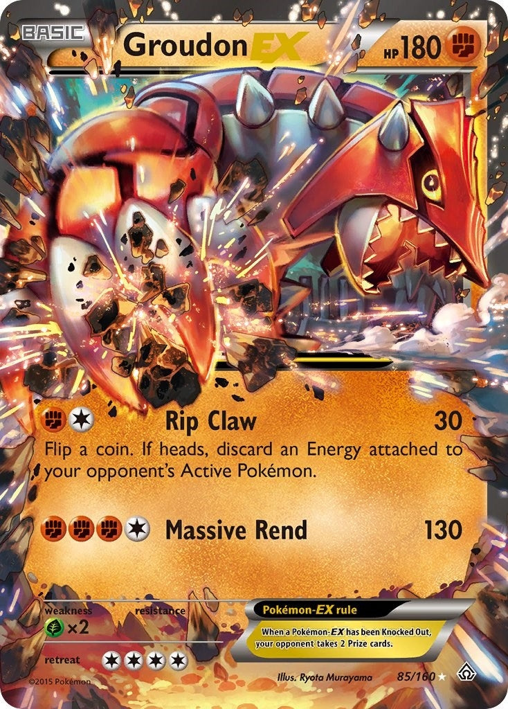Image for Groudon EX (XY - Primal Clash) (85/160) - Pokemon