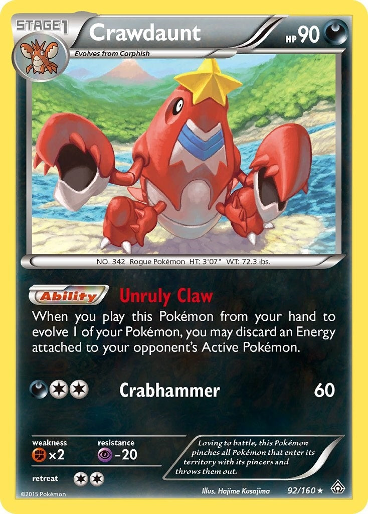 Image for Crawdaunt (XY - Primal Clash) (92/160) - Pokemon
