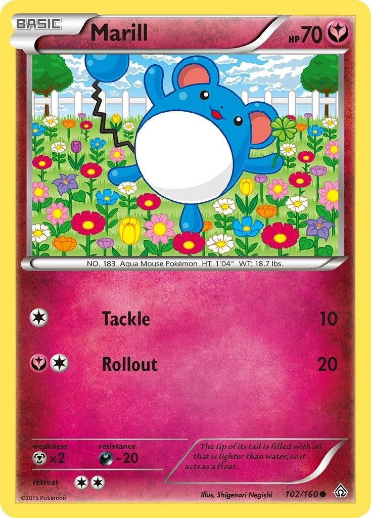 Image for Marill (XY - Primal Clash) (102/160) - Pokemon