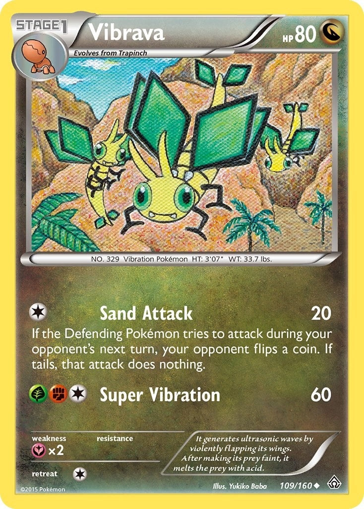 Image for Vibrava (XY - Primal Clash) (109/160) - Pokemon
