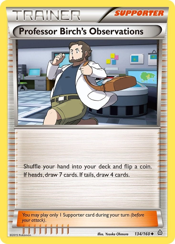 Image for Professor Birch's Observations (XY - Primal Clash) (134/160) - Pokemon