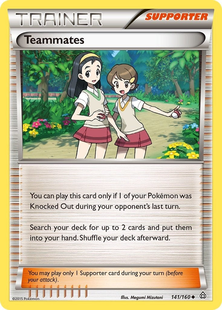 Image for Teammates (XY - Primal Clash) (141/160) - Pokemon