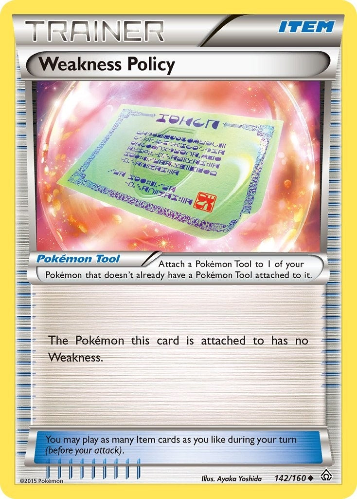 Image for Weakness Policy (XY - Primal Clash) (142/160) - Pokemon