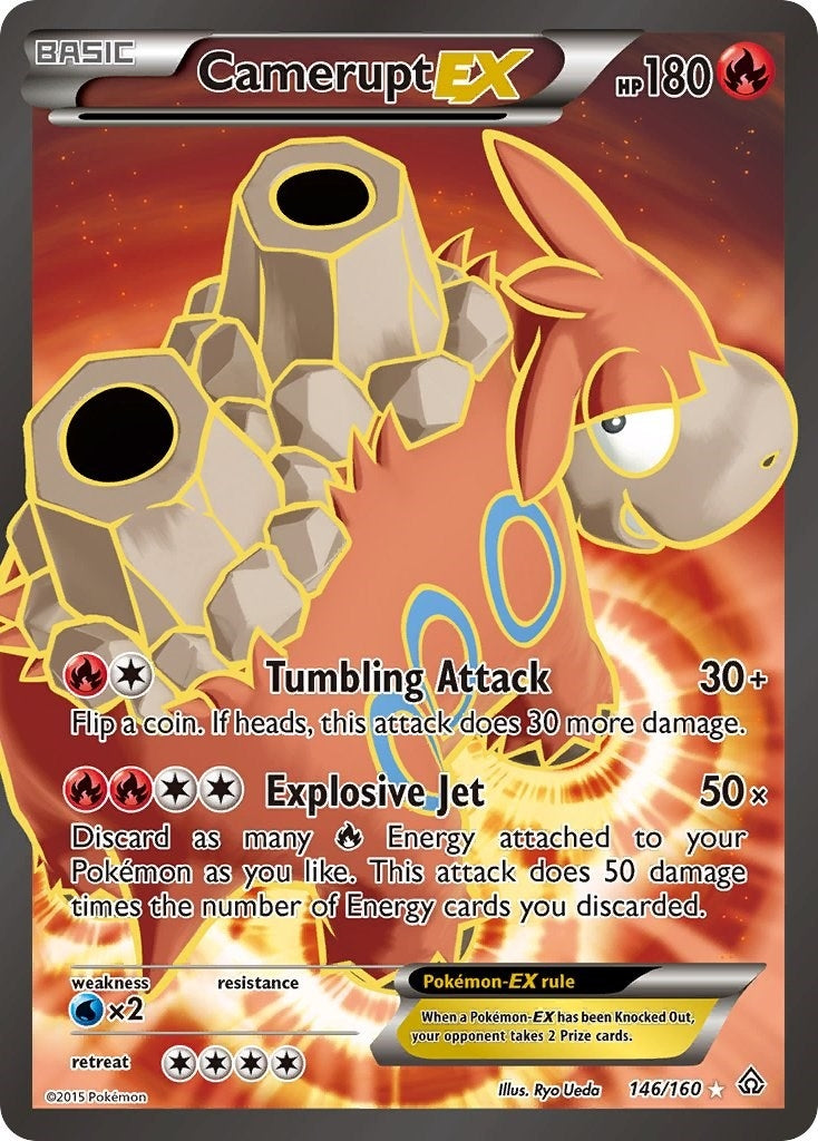 Image for Camerupt EX (146 Full Art) (XY - Primal Clash) (146/160) - Pokemon