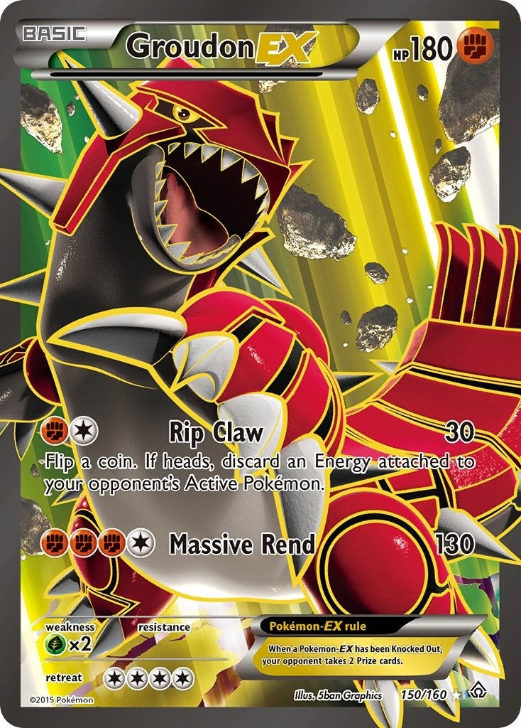 Image for Groudon EX (150 Full Art) (XY - Primal Clash) (150/160) - Pokemon