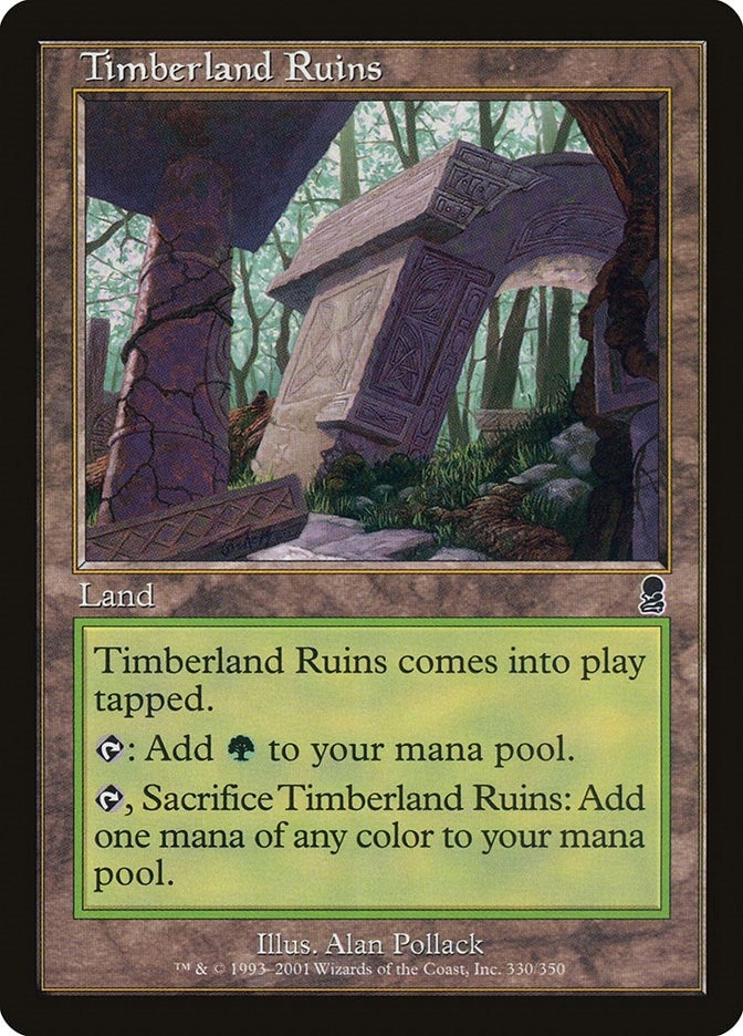 Image for Timberland Ruins (Odyssey) (330) - Magic: The Gathering