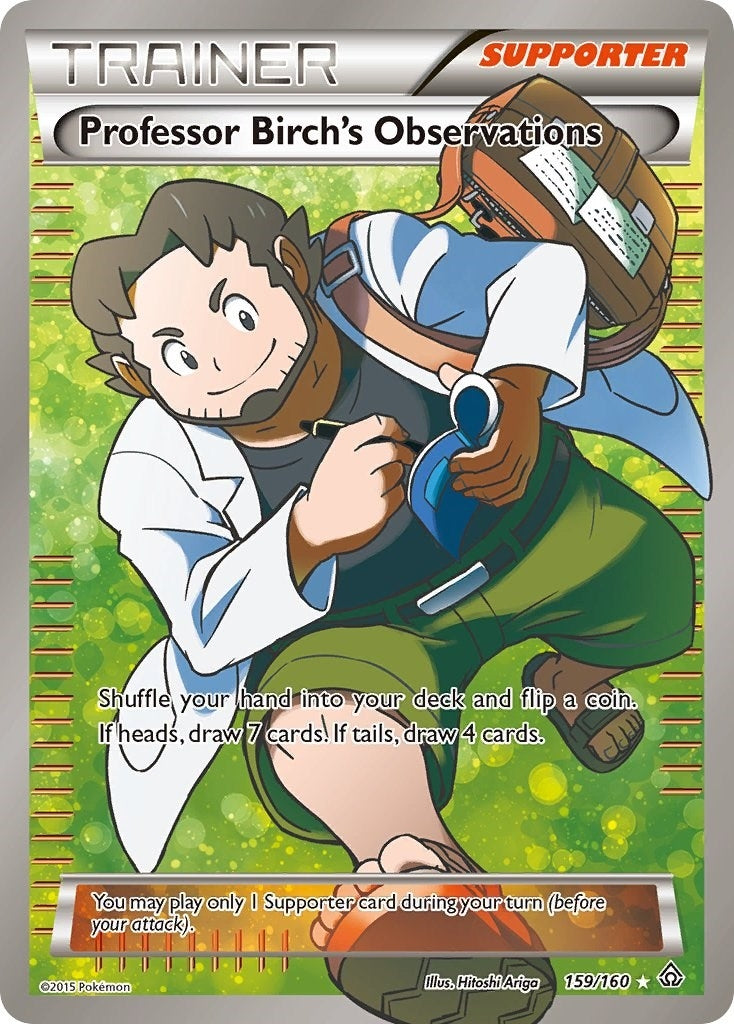 Image for Professor Birch's Observations (159 Full Art) (XY - Primal Clash) (159/160) - Pokemon
