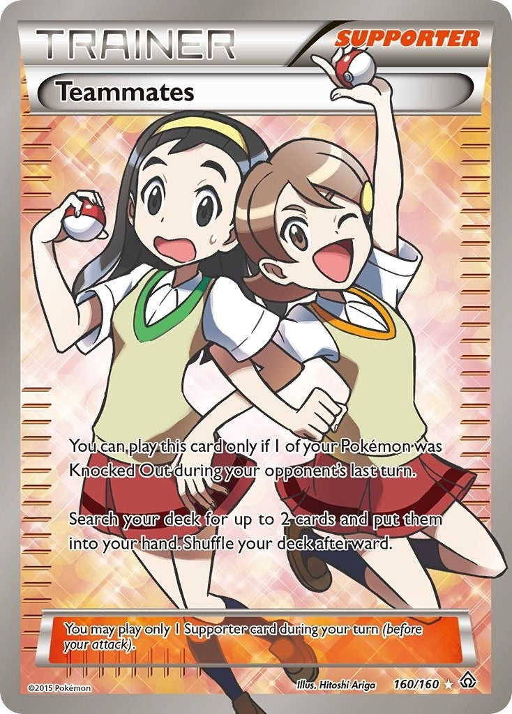 Image for Teammates (160 Full Art) (XY - Primal Clash) (160/160) - Pokemon