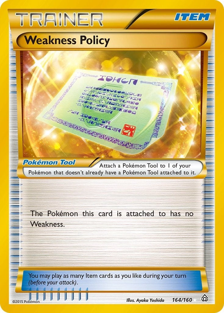 Image for Weakness Policy (164 Secret Rare) (XY - Primal Clash) (164/160) - Pokemon