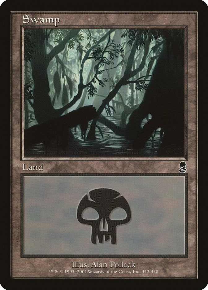 Image for Swamp (342) (Odyssey) (342) - Magic: The Gathering