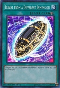 Image for Burial from a Different Dimension (The Secret Forces) (THSF-EN051) - YuGiOh