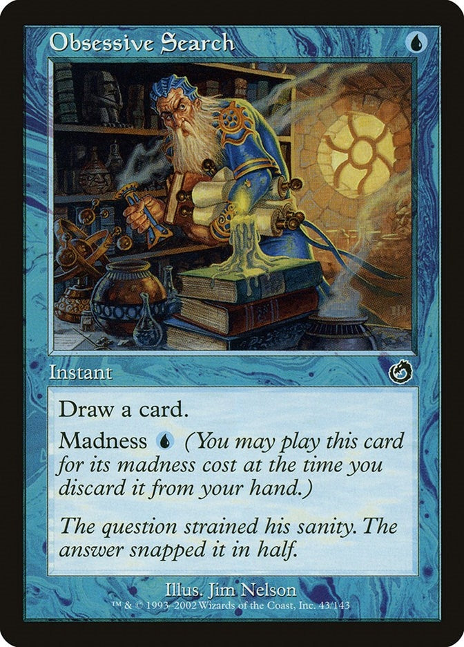 Image for Obsessive Search (Torment) (43) - Magic: The Gathering