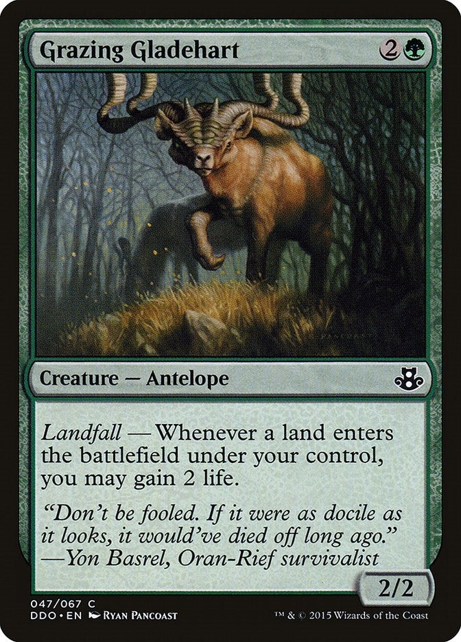 Image for Grazing Gladehart (Duel Decks: Elspeth vs. Kiora) (47) - Magic: The Gathering