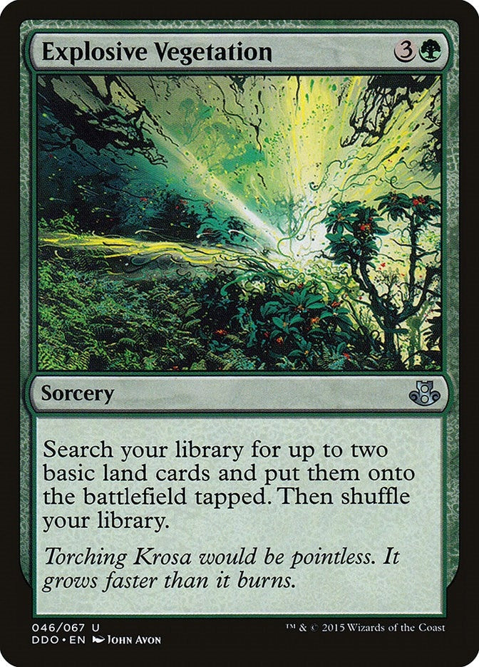Image for Explosive Vegetation (Duel Decks: Elspeth vs. Kiora) (46) - Magic: The Gathering