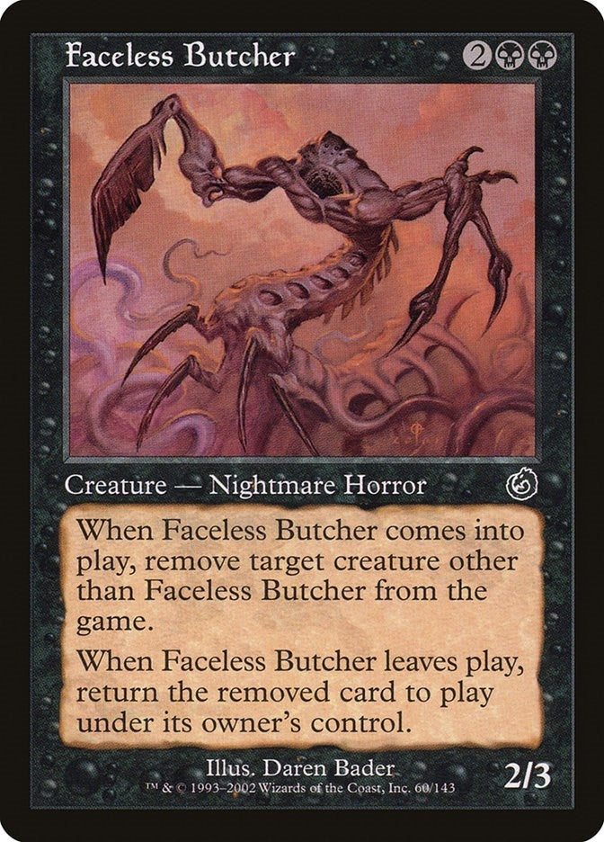 Image for Faceless Butcher (Torment) (60) - Magic: The Gathering