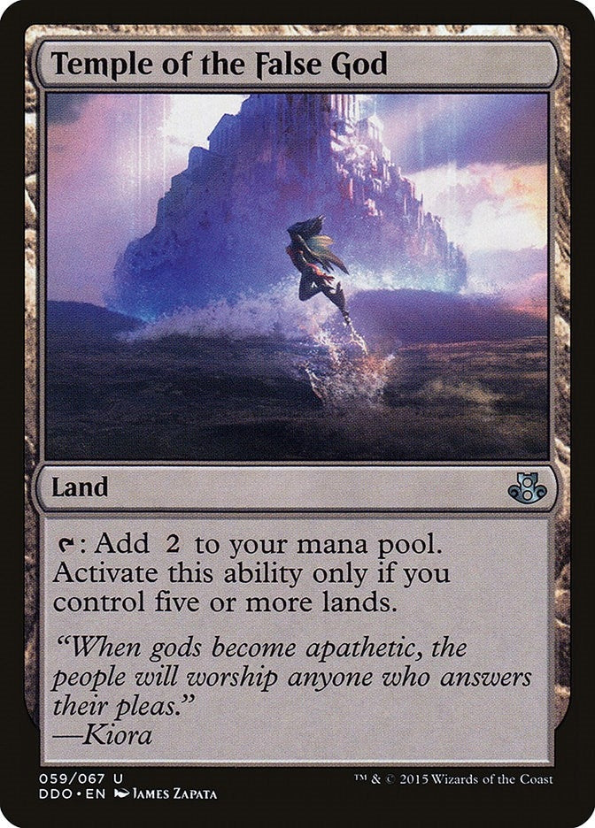 Image for Temple of the False God (Duel Decks: Elspeth vs. Kiora) (59) - Magic: The Gathering