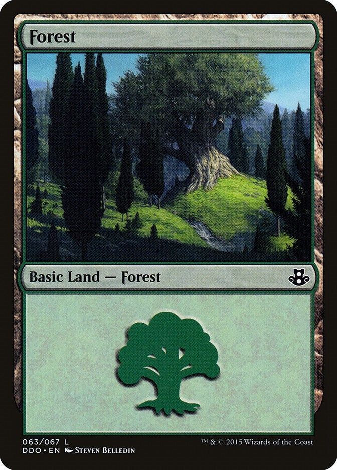 Image for Forest (063) (Duel Decks: Elspeth vs. Kiora) (63) - Magic: The Gathering