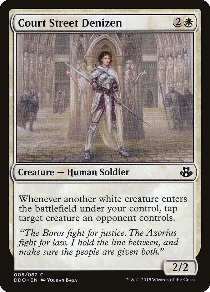 Image for Court Street Denizen (Duel Decks: Elspeth vs. Kiora) (5) - Magic: The Gathering