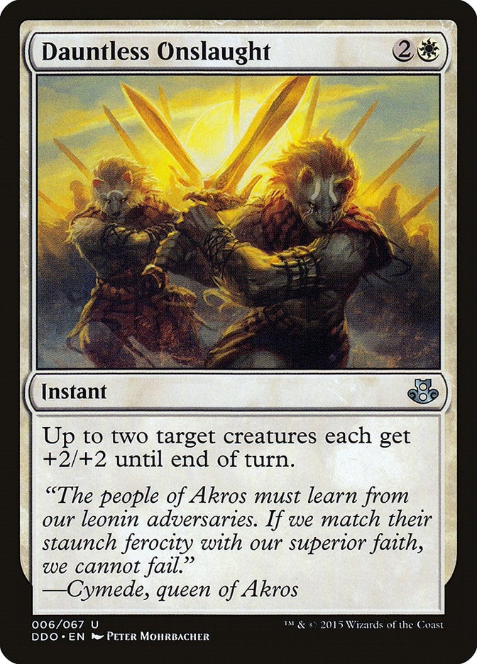 Image for Dauntless Onslaught (Duel Decks: Elspeth vs. Kiora) (6) - Magic: The Gathering