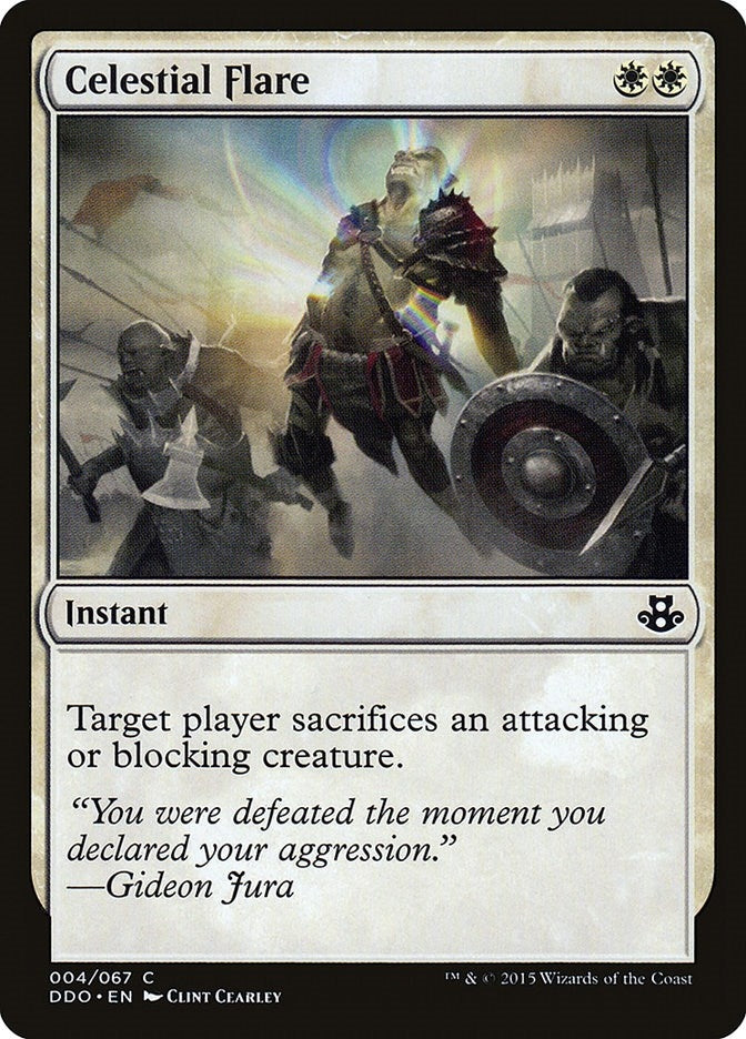 Image for Celestial Flare (Duel Decks: Elspeth vs. Kiora) (4) - Magic: The Gathering