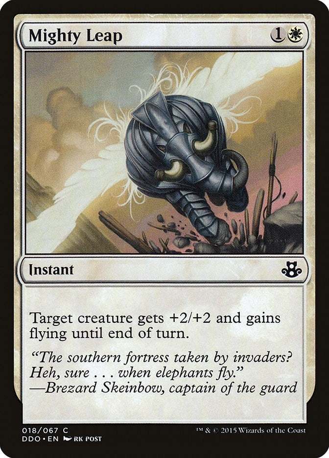 Image for Mighty Leap (Duel Decks: Elspeth vs. Kiora) (18) - Magic: The Gathering