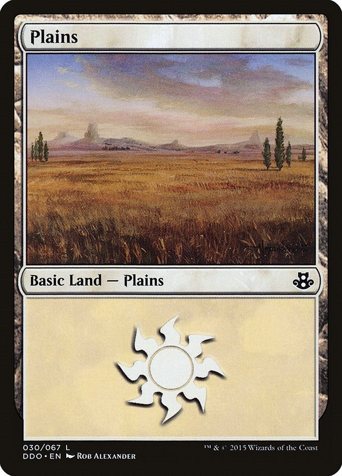 Image for Plains (030) (Duel Decks: Elspeth vs. Kiora) (30) - Magic: The Gathering