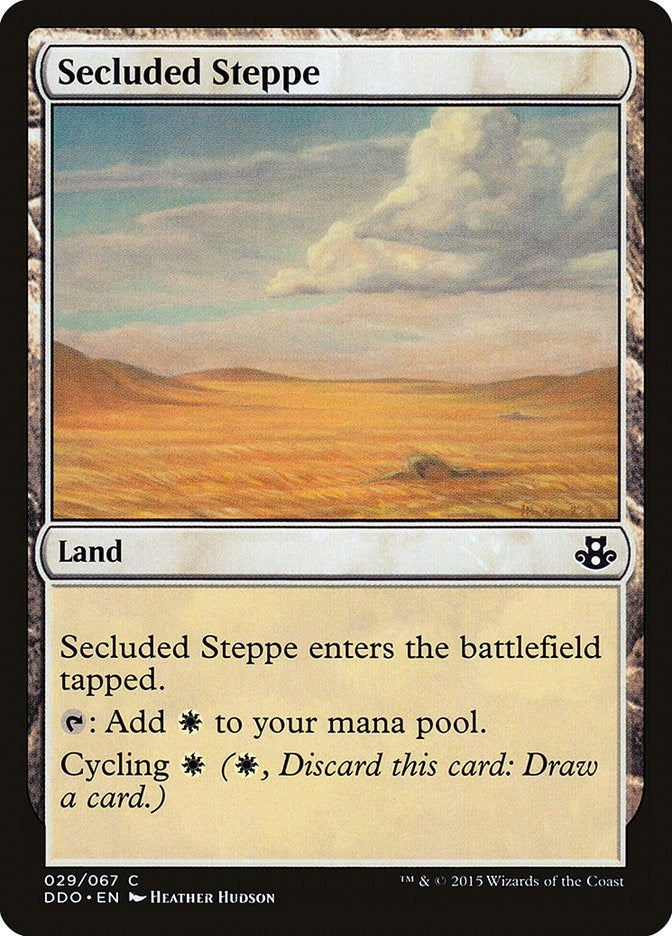 Image for Secluded Steppe (Duel Decks: Elspeth vs. Kiora) (29) - Magic: The Gathering