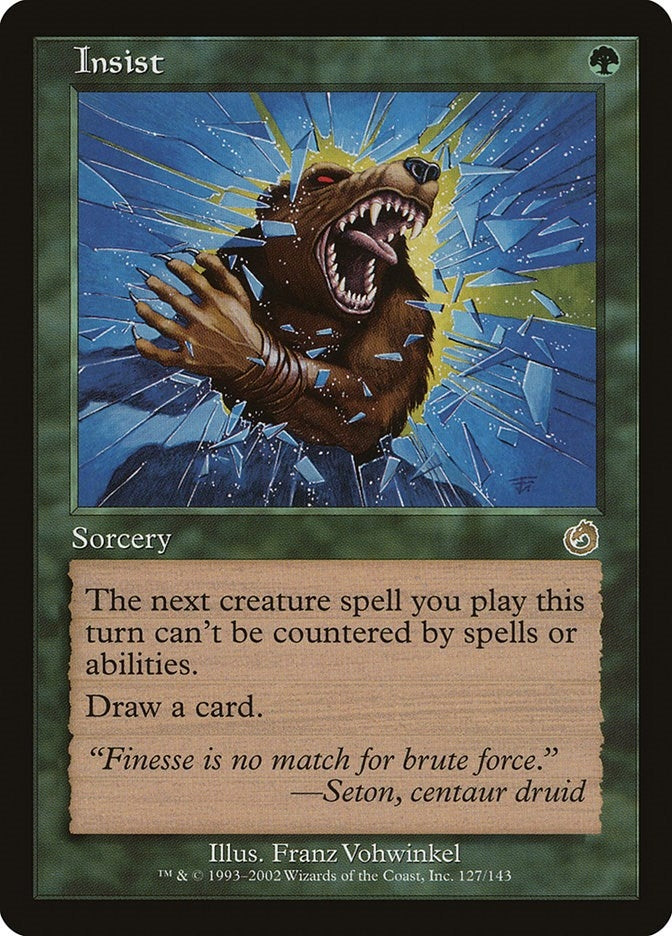 Image for Insist (Torment) (127) - Magic: The Gathering