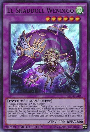 Image for El Shaddoll Wendigo (SE) (Secrets of Eternity) (SECE-ENS10) - YuGiOh