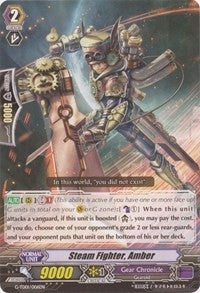 Image for Steam Fighter, Amber (G-TD01: Awakening Of The Interdimensional Dragon) (G-TD01/006EN) - Cardfight Vanguard