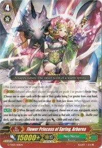 Image for Flower Princess of Spring, Arborea (G-TD03: Flower Maiden of Purity) (G-TD03/001EN) - Cardfight Vanguard