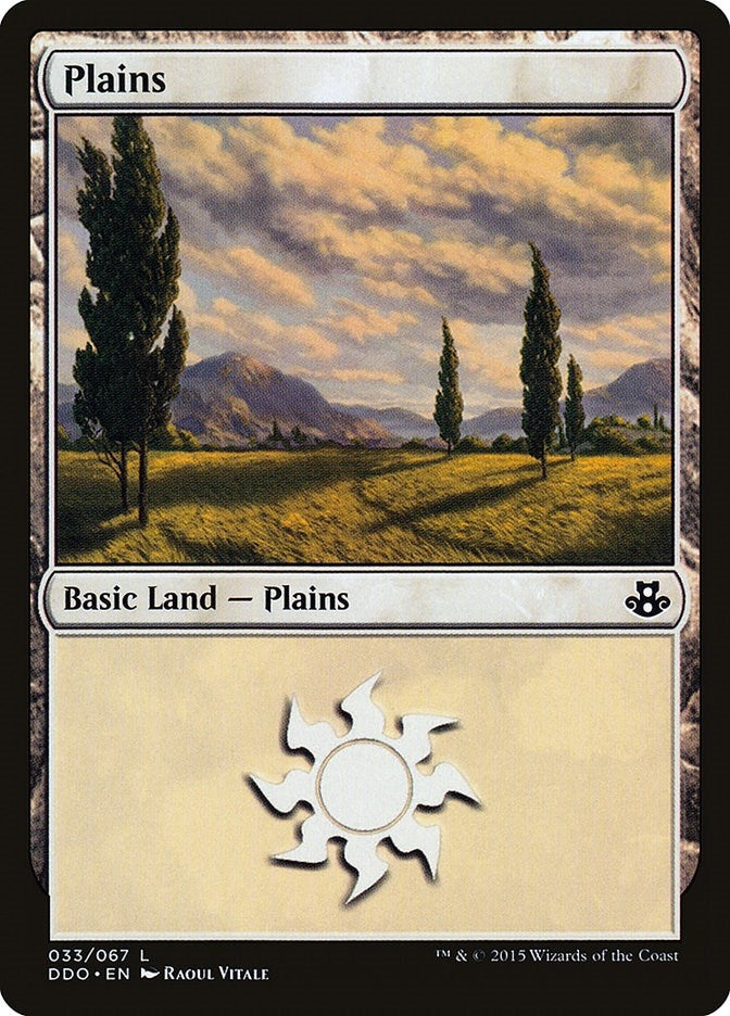 Image for Plains (033) (Duel Decks: Elspeth vs. Kiora) (33) - Magic: The Gathering