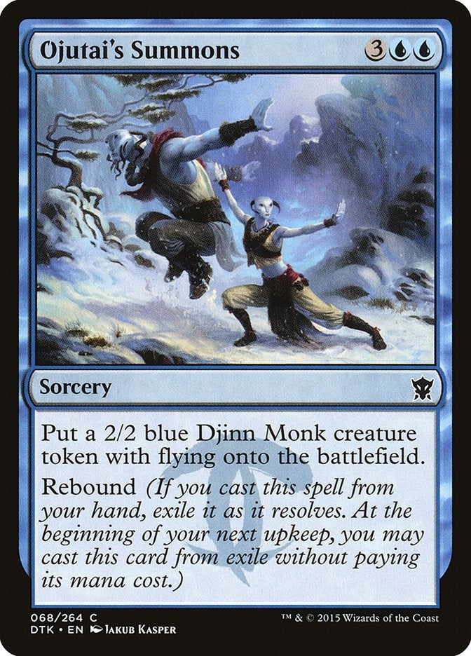 Image for Ojutai's Summons (Dragons of Tarkir) (68) - Magic: The Gathering