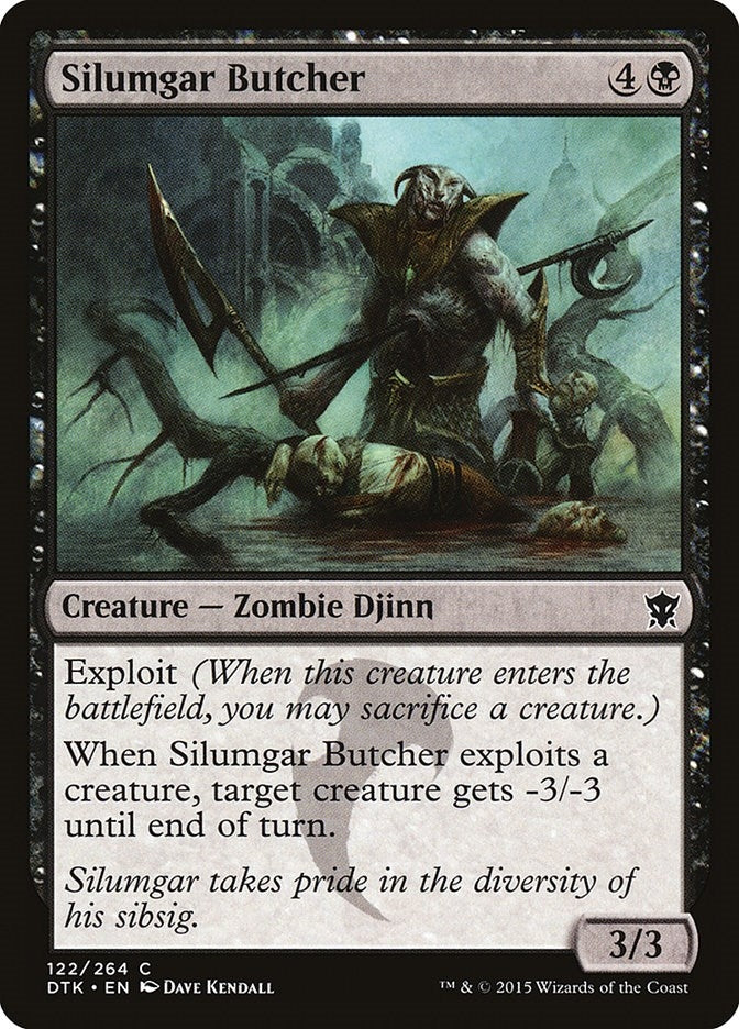 Image for Silumgar Butcher (Dragons of Tarkir) (122) - Magic: The Gathering