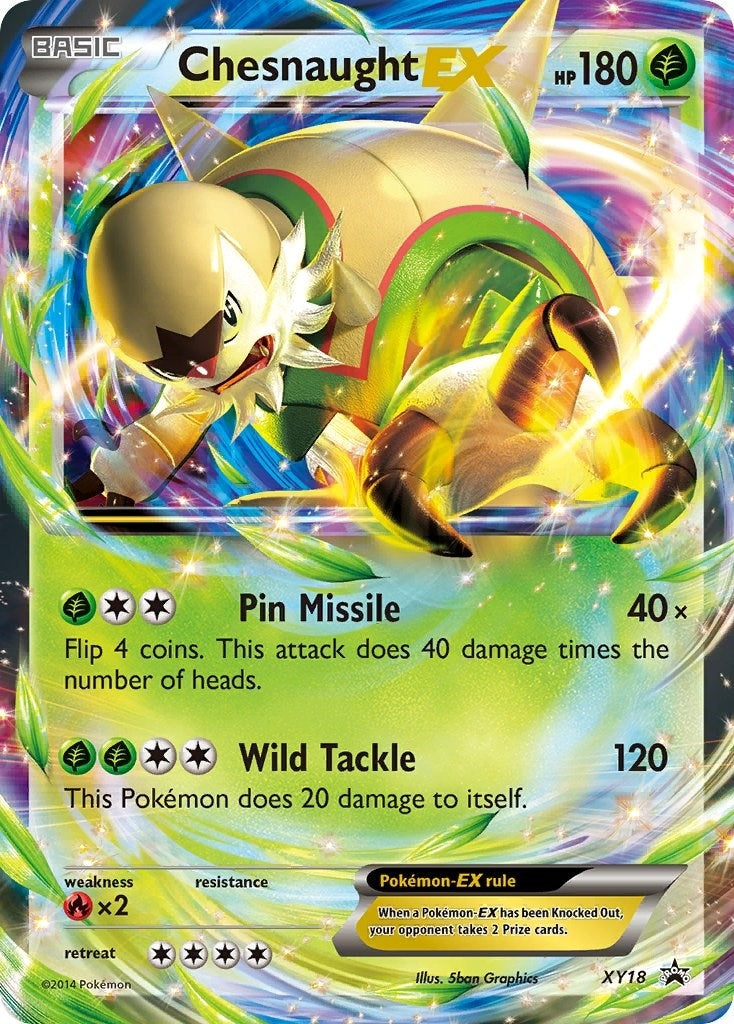 Image for Chesnaught EX - XY18 (XY Promos) (XY18) - Pokemon