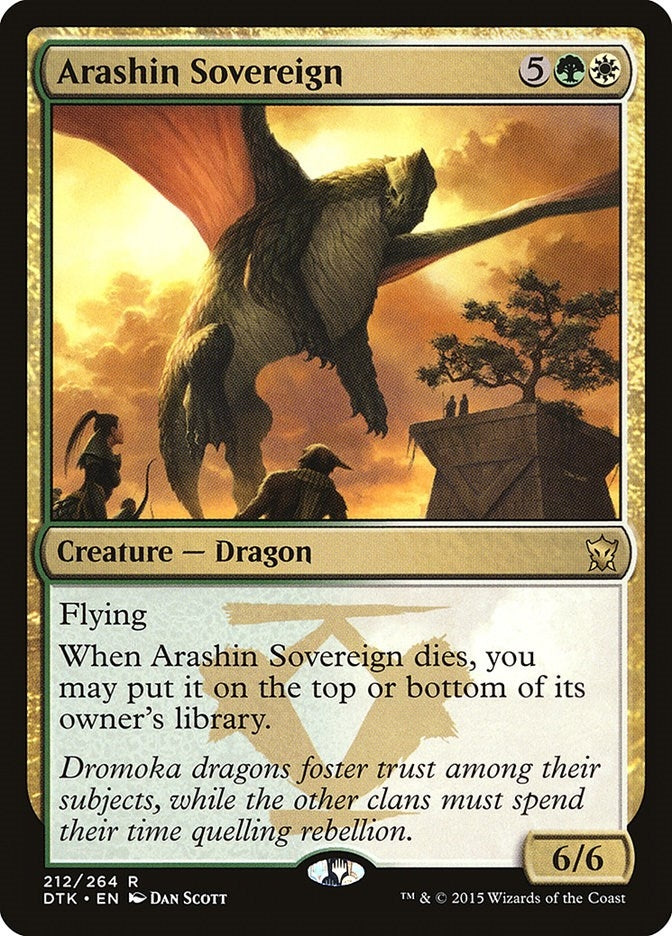 Image for Arashin Sovereign (Dragons of Tarkir) (212) - Magic: The Gathering
