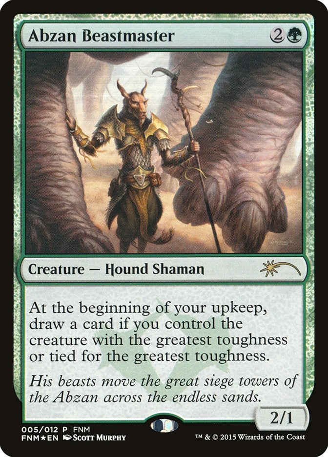 Image for Abzan Beastmaster (FNM Promos) (5) - Magic: The Gathering