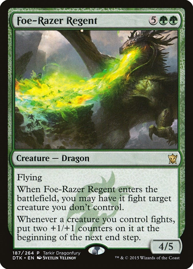 Image for Foe-Razer Regent (Tarkir Dragonfury Promos) (187) - Magic: The Gathering