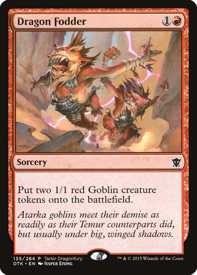Image for Dragon Fodder (Tarkir Dragonfury Promos) (135) - Magic: The Gathering