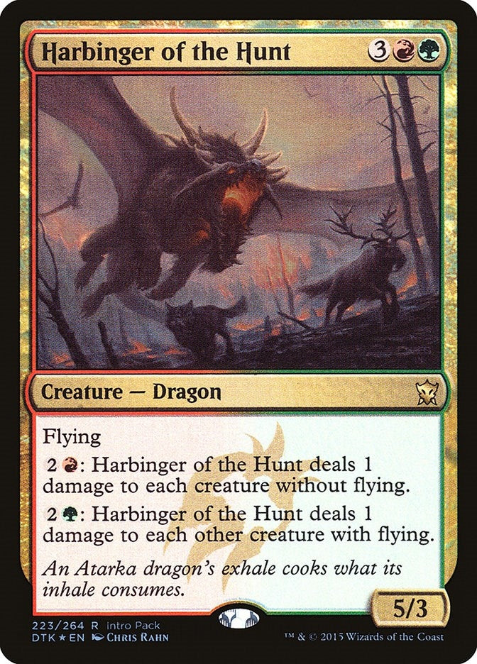 Image for Harbinger of the Hunt (Unique and Miscellaneous Promos) (223) - Magic: The Gathering