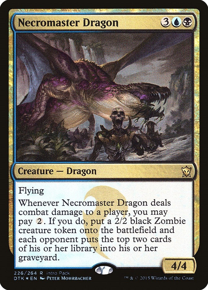 Image for Necromaster Dragon (Unique and Miscellaneous Promos) (226) - Magic: The Gathering