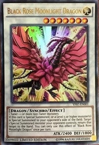 Image for Black Rose Moonlight Dragon (Yu-Gi-Oh! 5D's Manga Promotional Cards) (YF07-EN001) - YuGiOh