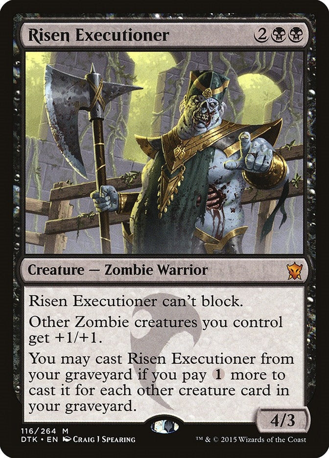 Image for Risen Executioner (Dragons of Tarkir) (116) - Magic: The Gathering