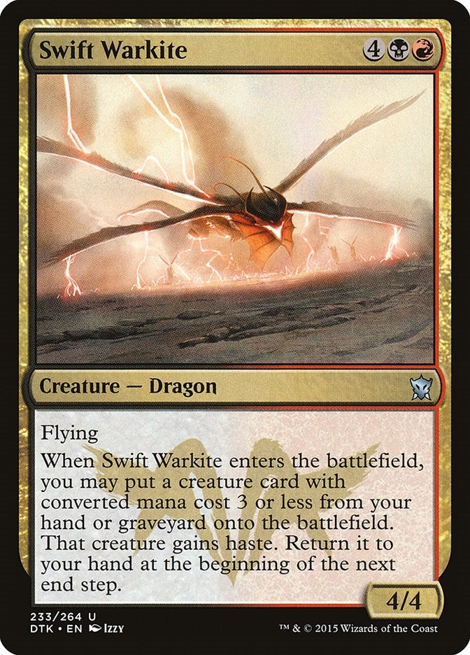 Image for Swift Warkite (Dragons of Tarkir) (233) - Magic: The Gathering