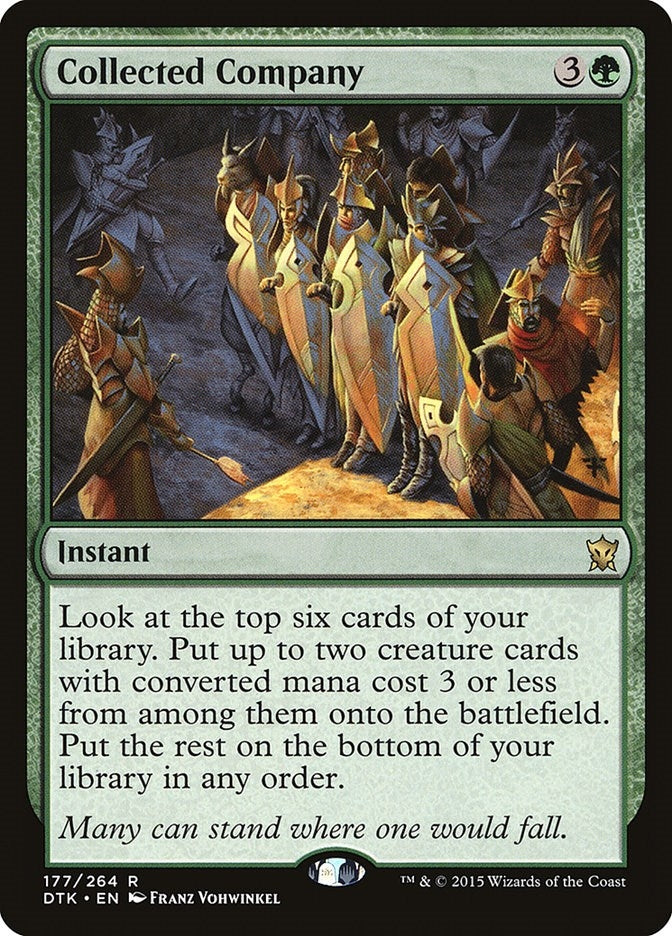 Image for Collected Company (Dragons of Tarkir) (177) - Magic: The Gathering