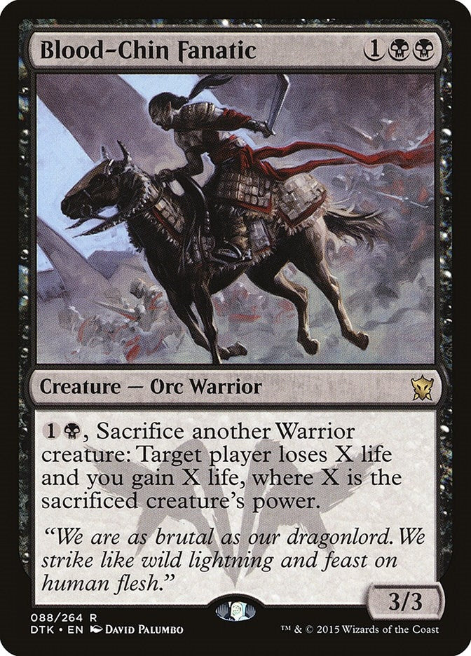 Image for Blood-Chin Fanatic (Dragons of Tarkir) (88) - Magic: The Gathering