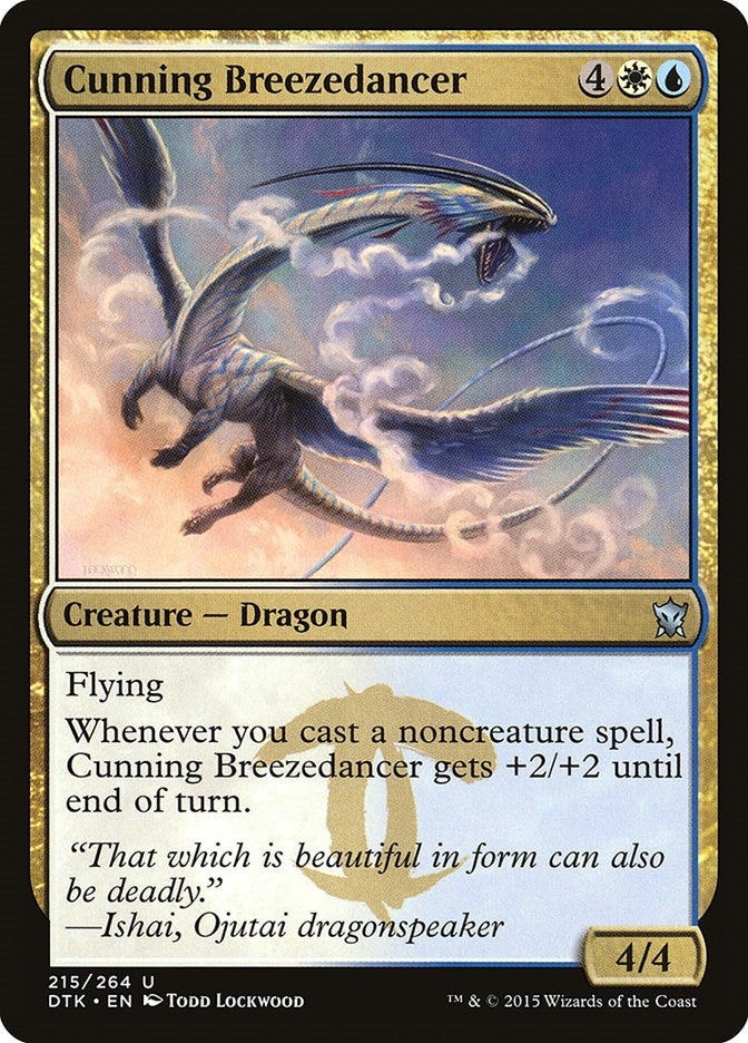 Image for Cunning Breezedancer (Dragons of Tarkir) (215) - Magic: The Gathering