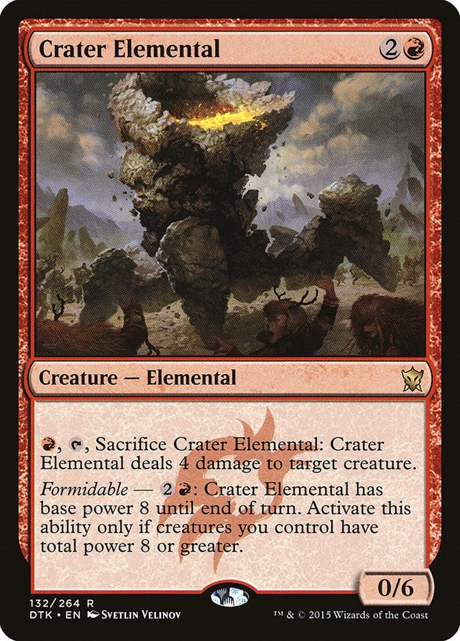 Image for Crater Elemental (Dragons of Tarkir) (132) - Magic: The Gathering
